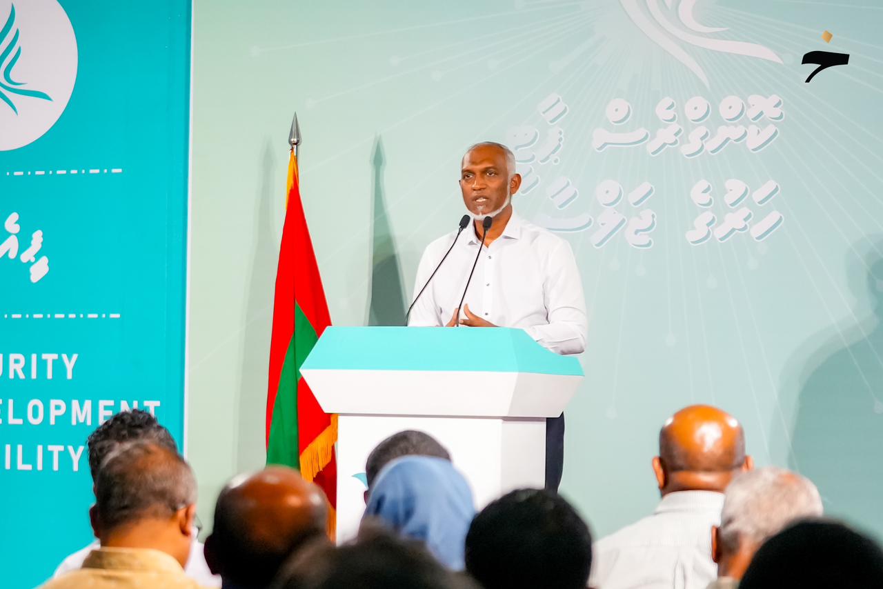 ހަރުގެ ޖަލްސާގައި ރަޢީސް ވާހަކަފުޅުދައްކަވަނީ