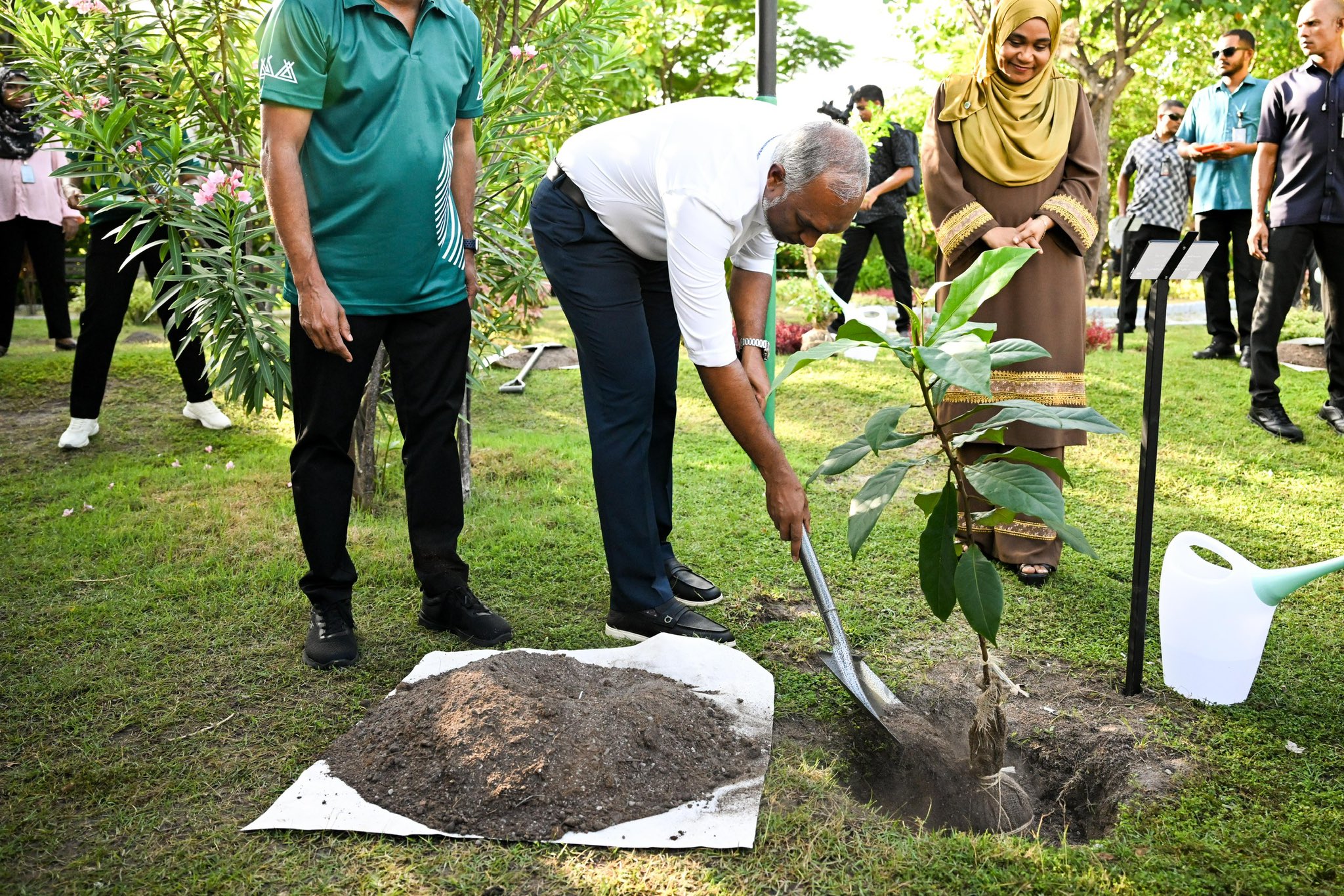 ރައީސް ޑރ. މުހައްމަދު މުއިއްޒު، ފަސް މިލިއަން ގަސް އިންދުމުގެ ޕްރޮގްރާމް އިފްތިތާހުކޮށްދެއްވުން.