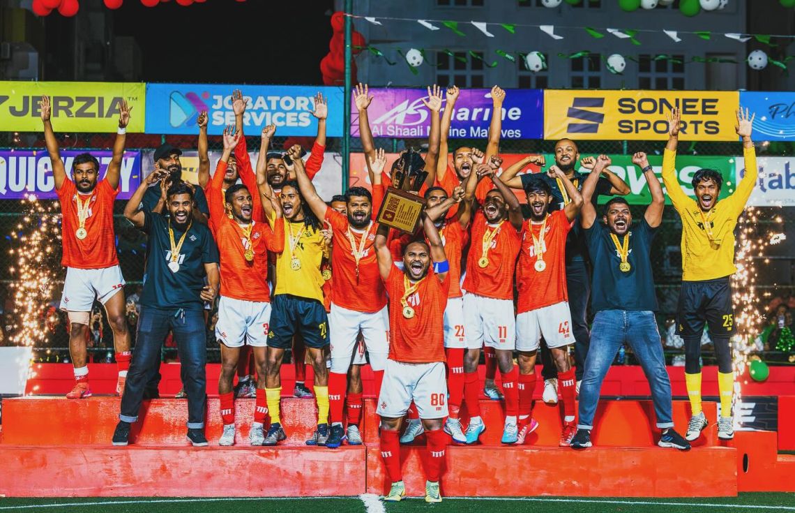 ކާށިދޫގެ ހުނަރާއި ހިތްވަރު: މުޅި ރާއްޖޭގެ ފުޓްސަލް ޗެމްޕިއަން