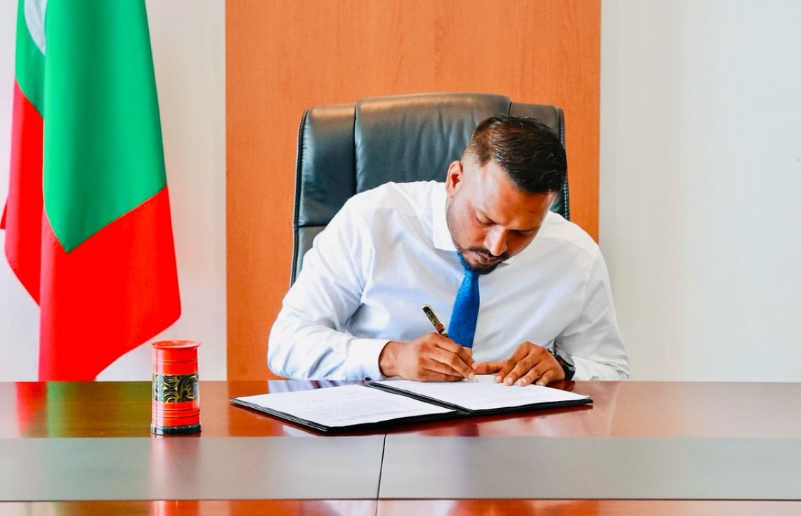 މިނިސްޓަރު ފެންވަރުގައި ނަރީޝް ޔޫތު މިނިސްޓްރީއަށް