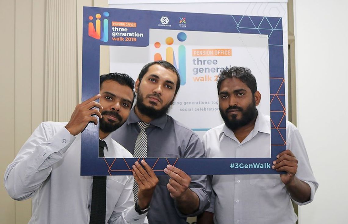 ޕެންޝަން އޮފީހުގެ "3 ޖެނެރޭޝަން ވޯކް" އެޕްރީލް 12 ގައި ބާއްވަނީ