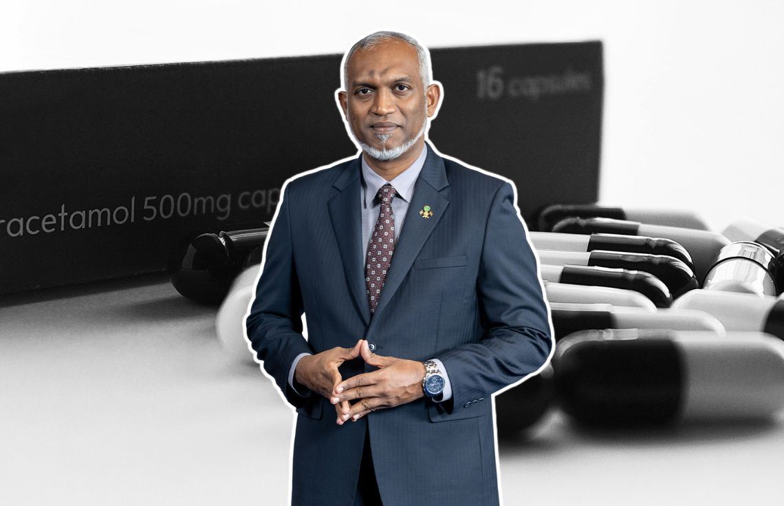 ރައީސް ވިދާޅުވި ފަދައިން ބޭހުގެ އަގުތައް ހަމައަގަށް ތިރިކޮށް މެޑިކަލް މާފިއާ މިވަނީ ހުއްޓުވާލެވިފަ. ފޮޓޯ: ޚުލާޞާ