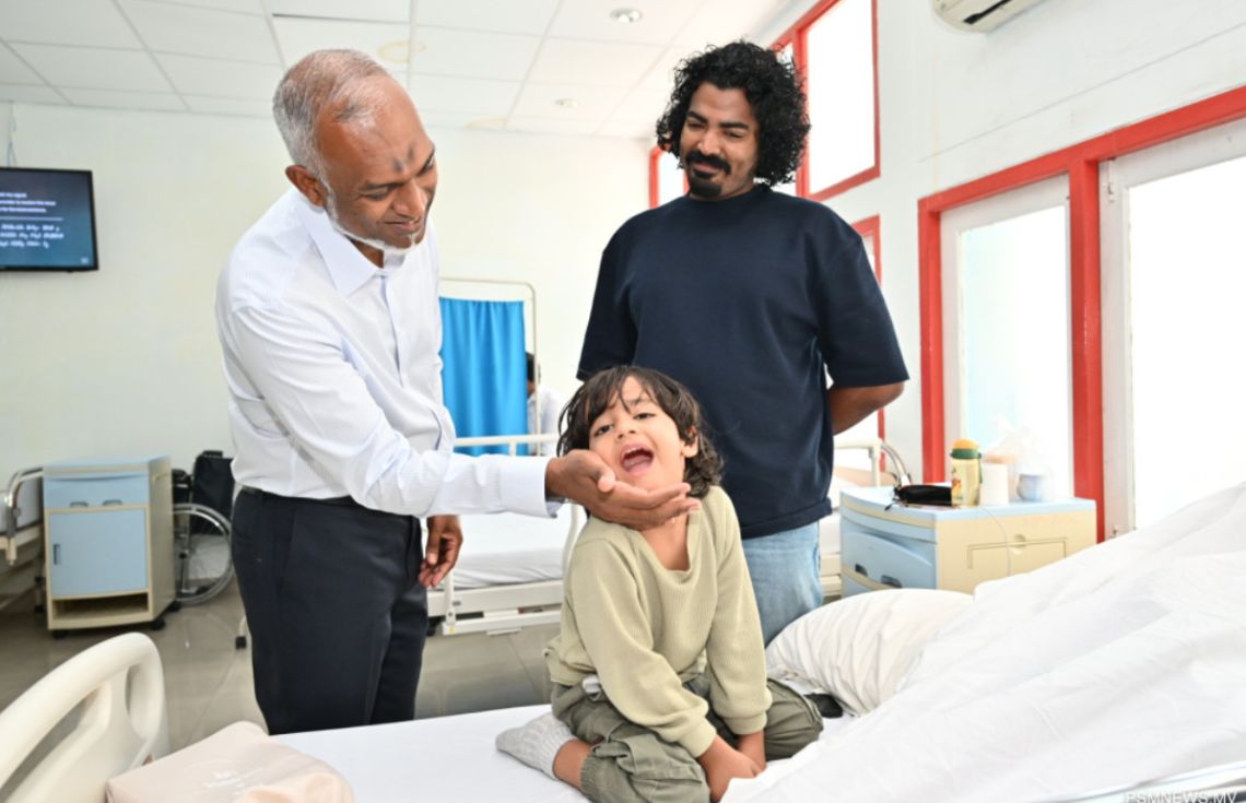 ތެލެސީމިއާ ކުދިންނަށް މުސްތަޤުބަލެއް ކަށަވަރު ކޮށްދޭނެ ކަމުގެ ޔަޤީންކަން ރައީސް ދެއްވައިފި