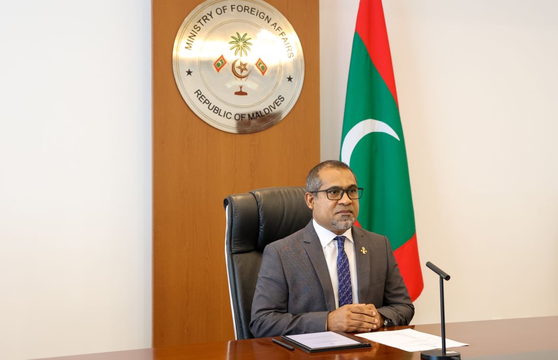 ރަސްމީ ދަތުރުފުޅެއްގައި ފޮރިން މިނިސްޓަރު އިންޑިއާއަށް