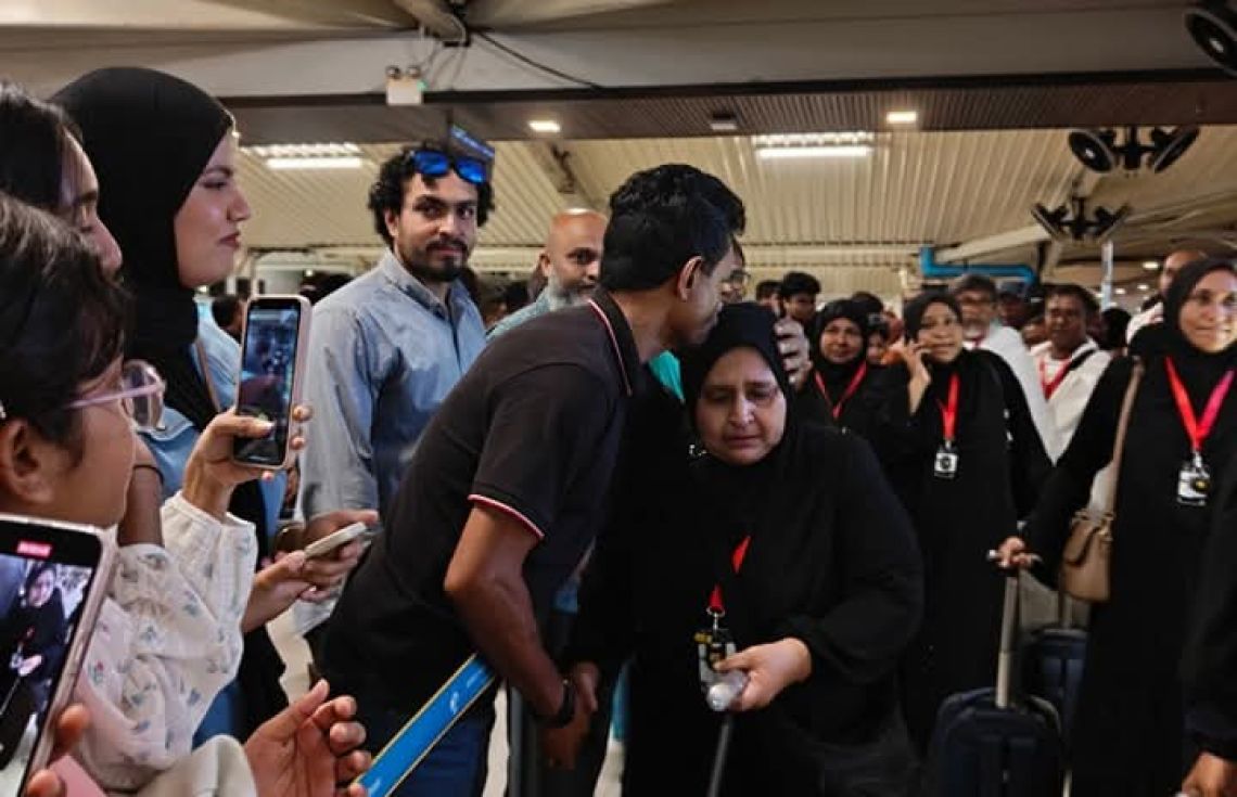 ޙައްޖުވެރިންގެ ތިންވަނަ ގުރޫޕް މިއަދު ފުރައިފި