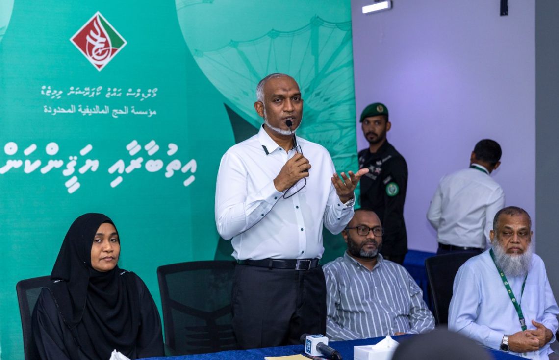 މައްކާގައި ތިބި ދިވެހި ހައްޖުވެރިންނާއި ރައީސް ބައްދަލުކުރައްވައިފި