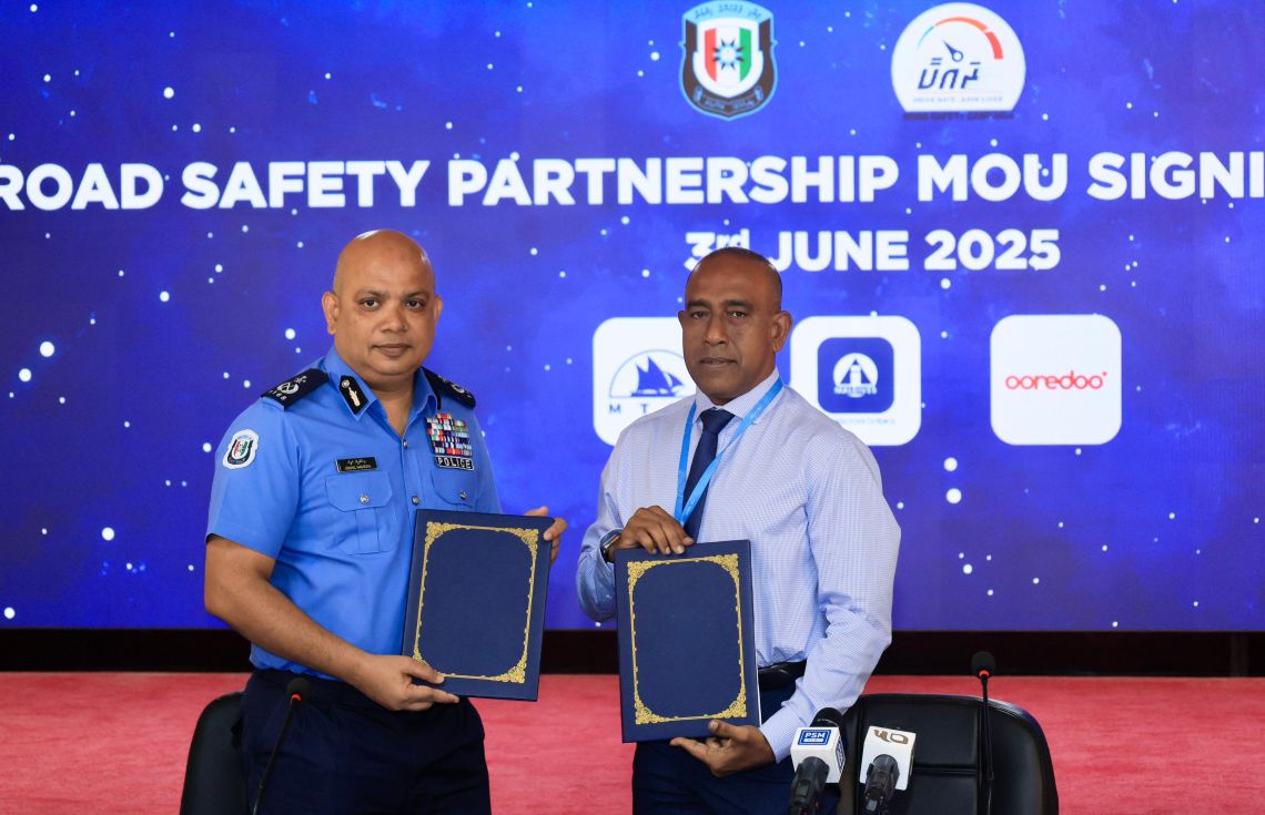 އެމްޓީސީސީ އާއި އެލައިޑް އަދި އުރީދޫއާއެކު ރޯޑް ސޭފްޓީ ޕާާޓްނަރުންގެ އެއްބަސްވުމެއް ފުލުހުން ހަދައިފި