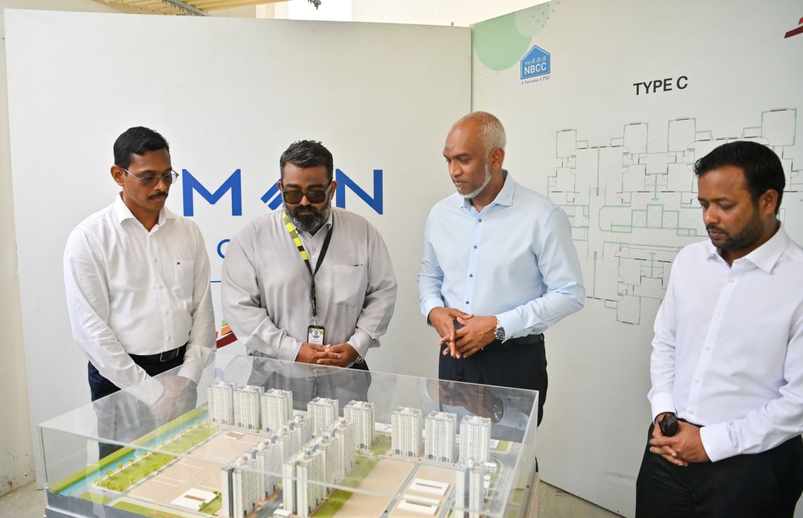 ހުޅުމާލޭ 4000 ފްލެޓުގެ މަސައްކަތް ބަރާބަރު!