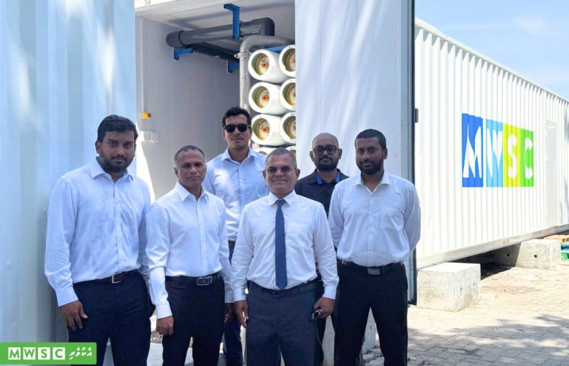 ދުވާލަކު 1،000 ޓަނުގެ ފެން އުފެއްދޭނެ އާރްއޯ ޕްލާންޓެއް މާލޭގައި ބަހައްޓައިފި