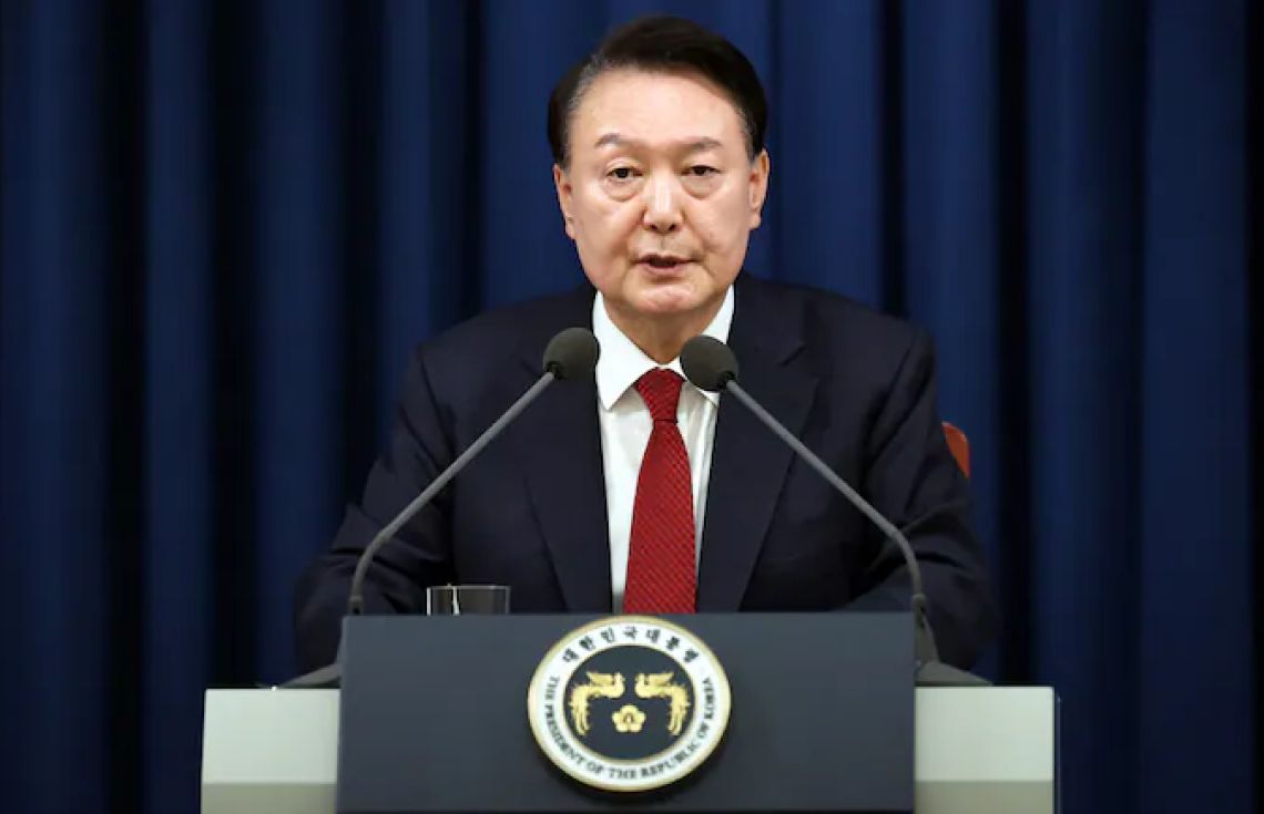 ދެކުނު ކޮރެއާގެ ކުރީގެ ރައީސް ޔޫން ސޫކް-ޔޯލް/ ފޮޓޯ: ވޯލްޑް ނިއުސް