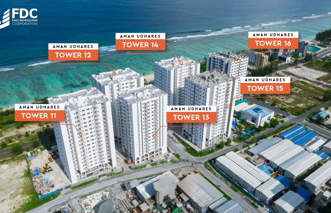 4,000 ފްލެޓް ހަވާލުކުރުމުގެ މަސައްކަތް ކުރާނީ އެފްޑީސީން: ހައުސިން މިނިސްޓްރީ