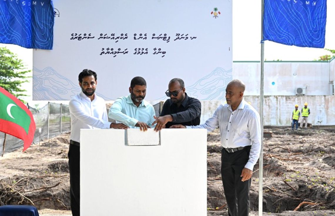 މަނަދޫއާއި ލަންދޫގެ ފިޓްނަސް އެންޑް ރެކްރިއޭޝަން ސެންޓަރުގެ ބިންގާ އަޅައިފި