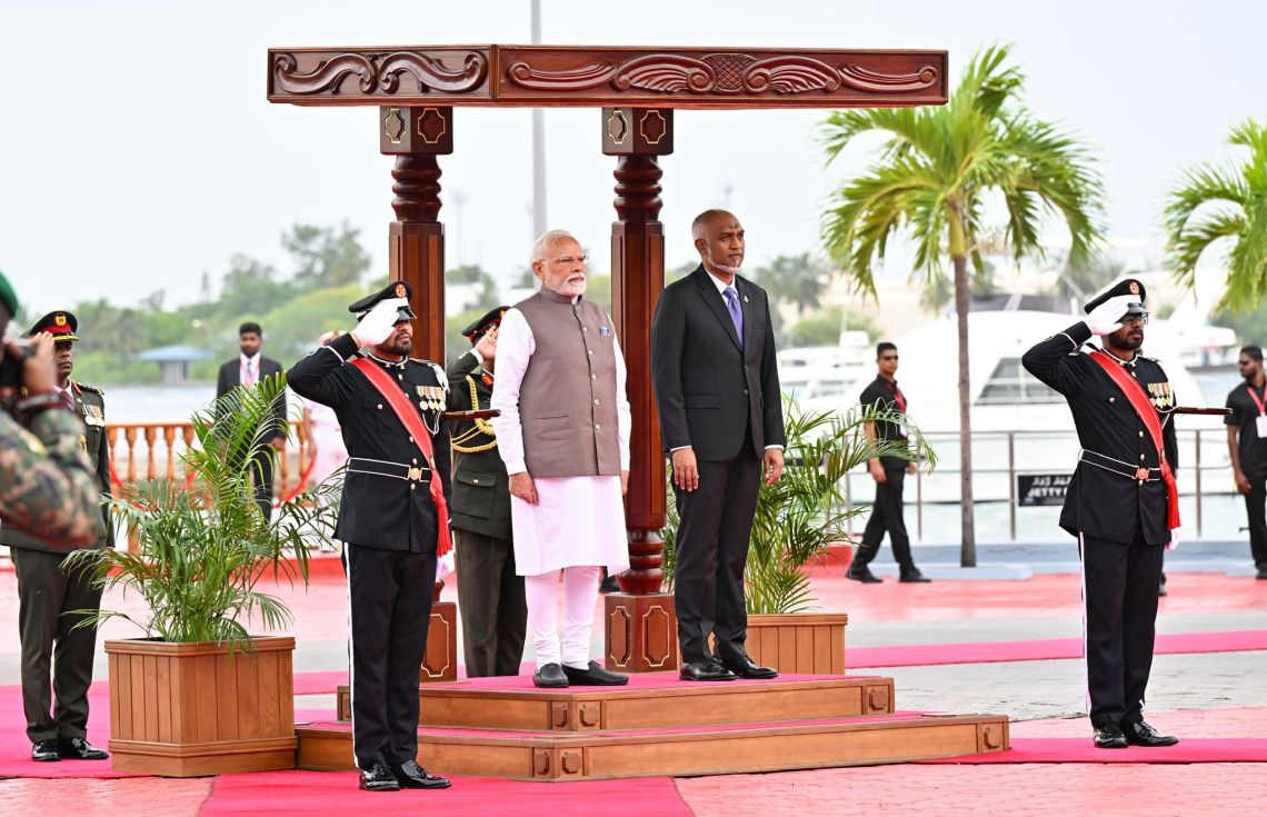 އިންޑިއާގެ ބޮޑުވަޒީރަށް ދިވެހި ސަރުކާރުން ރަސްމީގޮތުން މަރުހަބާ ދަންނަވައިފި