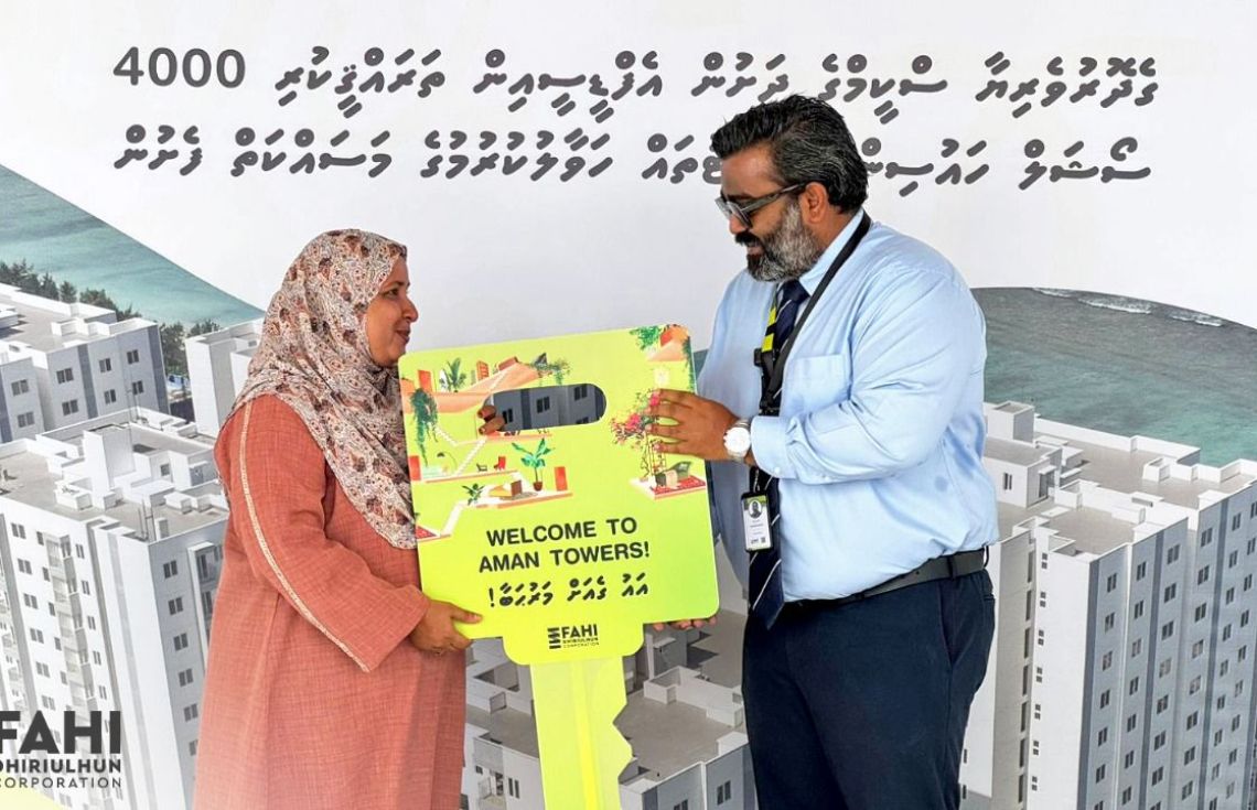 4000 ހައުސިން ޔުނިޓު ރަސްމީކޮށް ހަވާލުކުރަން ފަށައިފި