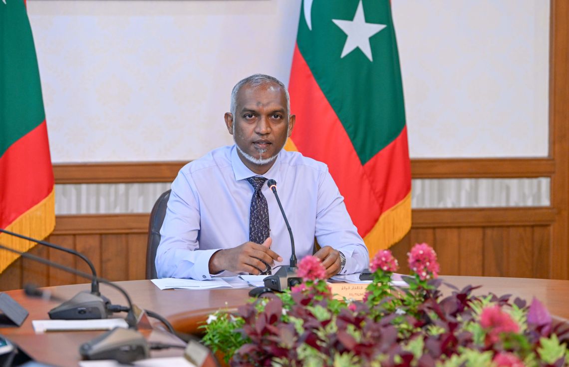 ރައީސް ޑރ. މުހައްމަދު މުއިއްޒު--- ފޮޓޯ: ރައީސް އޮފީސް