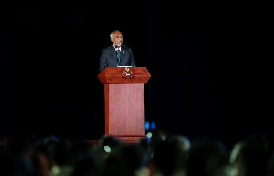 ހަނިމާދޫ އެއާޕޯޓަކީ ބޮޑު ތިލަދުންމަތީ ހުރިހާ ރައްޔިތުންގެ ތަރައްގީގެ ދޮރޯށި: ރައީސް