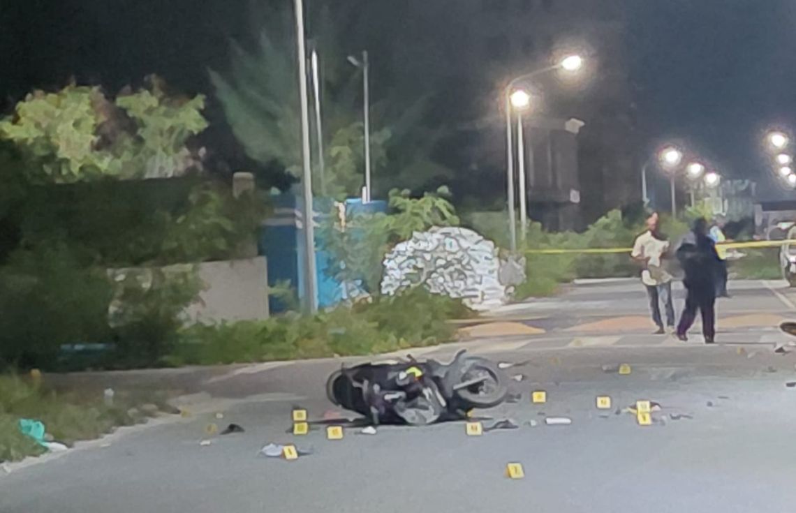 ހުޅުމާލޭގައި އެކްސިޑެންޓެއް ހިނގައި 19 އަހަރުގެ ޒުވާނަކު ނިޔާވެއްޖެ