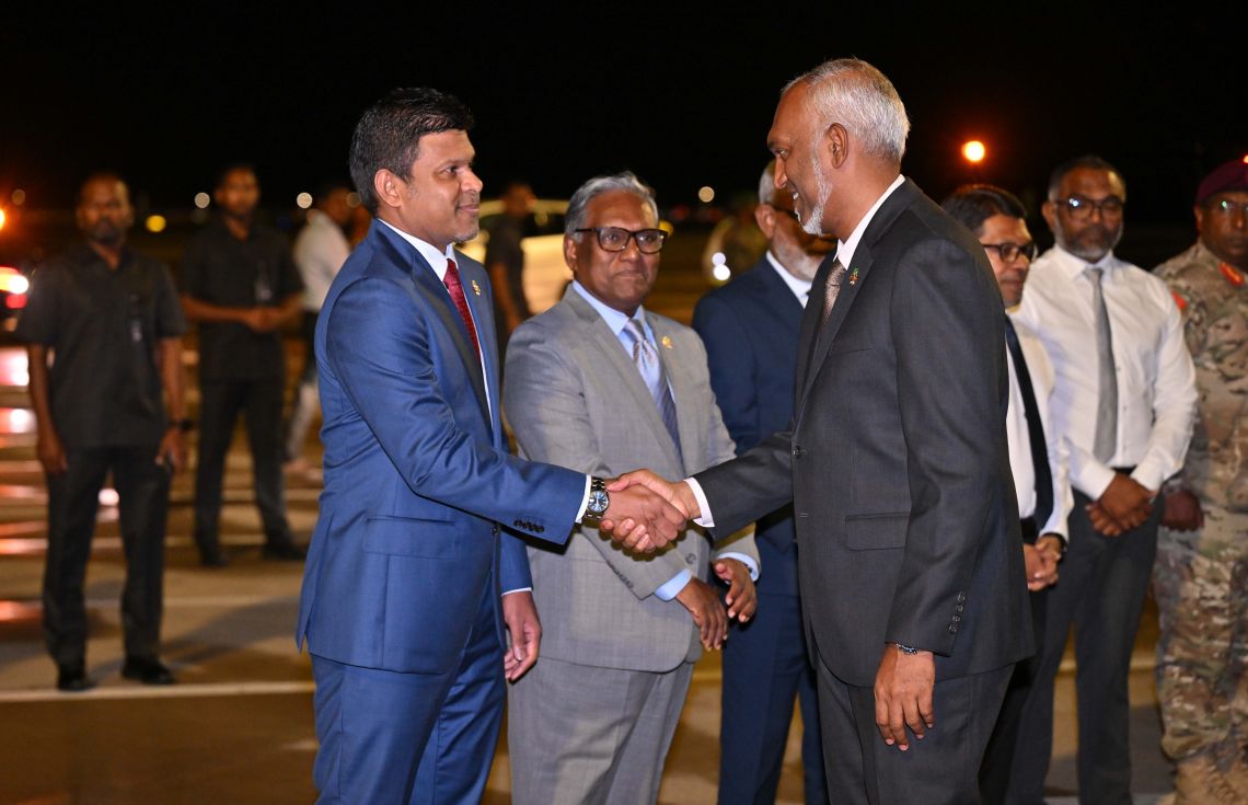 އިނގިރޭސީވިލާތް ރަސްގެފާނުގެ ހާއްސަ ދައުވަތަކަށް ރައީސް ފުރައިވަޑައިގެންފި