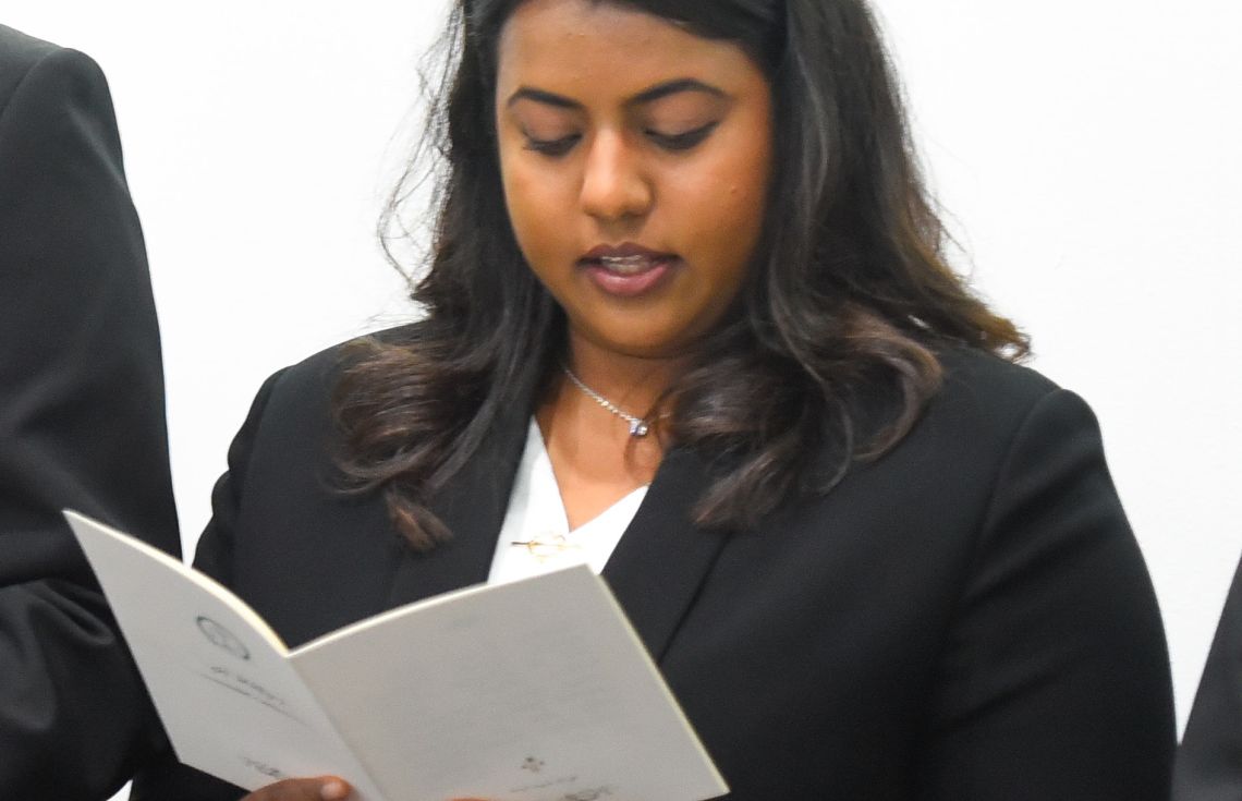 ސިވިލް ކޯޓުގެ ގާޒީ އައިޝަތު އަޒްފާ އަބްދުލްޣަފޫރު / ފޮޓޯ: މިހާރު