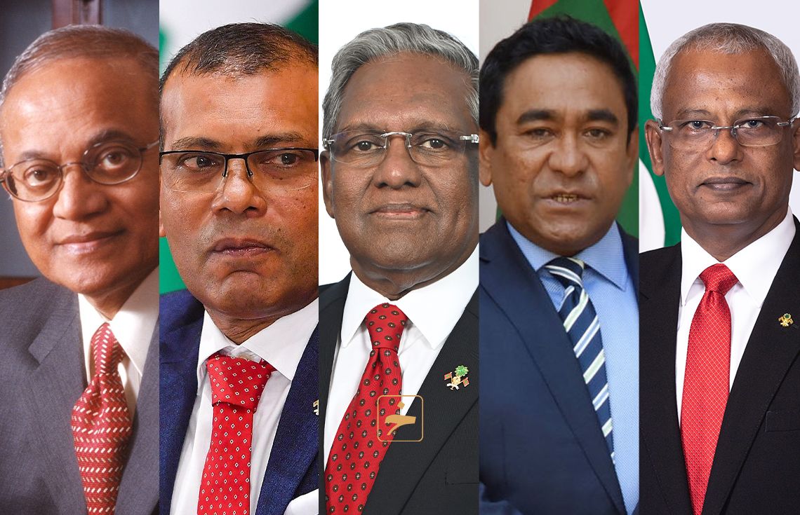 ކުރީގެ ފަސް ރައީސުން.