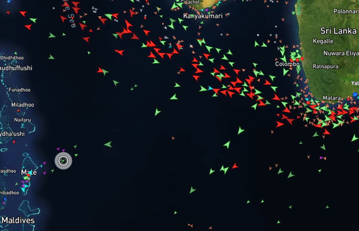 25,000 މަސްދަޅު ކޭހާއެކު ރާއްޖެއިން ދަތުރު ފަށައިފި، މާދަމާ 11:30 ގައި ލަންކާ އަށް ބަނދަރު ކުރާނެ