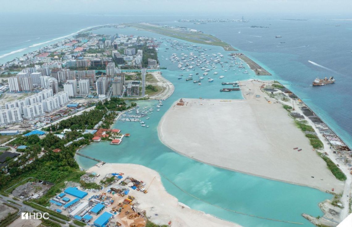 ހުޅުމާލޭ ފޭސް 3: މިހާތަނަށް 30 ހެކްޓަރުގެ ބިން ހިއްކައިފި