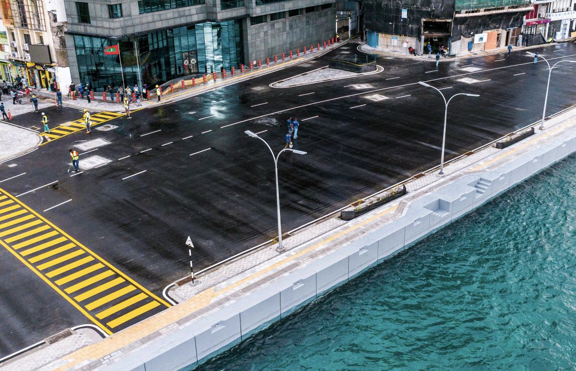 ބާޒާރުމަތީ މަގުގެ މަސައްކަތް މިއަދު ފަށައި ރޯދަމަހުގެ ކުރިން ނިންމަނީ