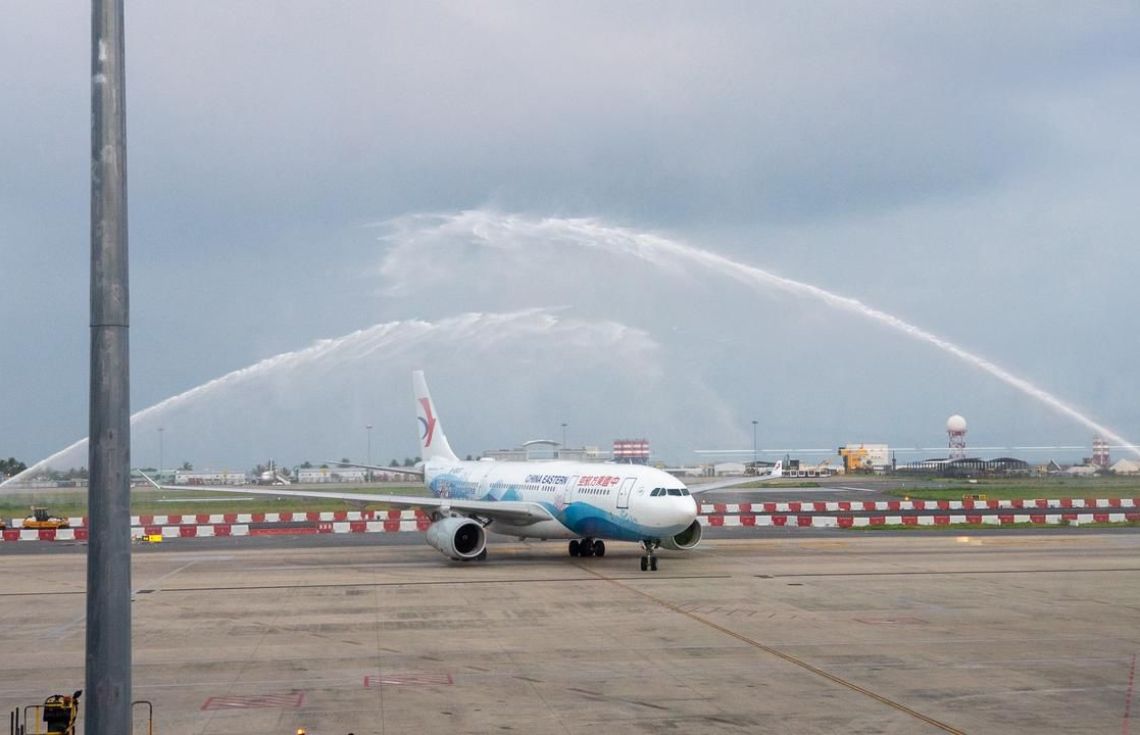 ވީއައިއޭ ޓާމިނަލް 1 އިން ޗައިނާ އީސްޓާން އެއާލައިންސްގެ ހިދުމަތް ދޭން ފަށައިފި