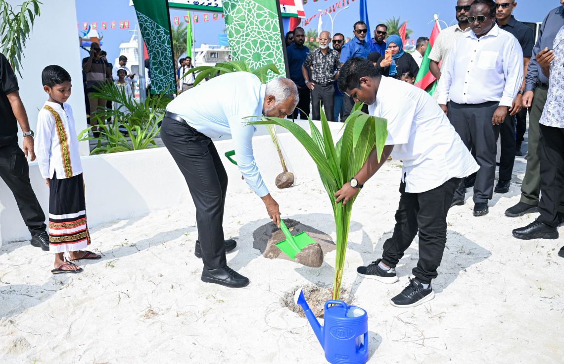 ރައީސްގެ ދެކަނބަލުން ދުވާފަރުގައި ރުއް އިންދައިދެއްވައިފި