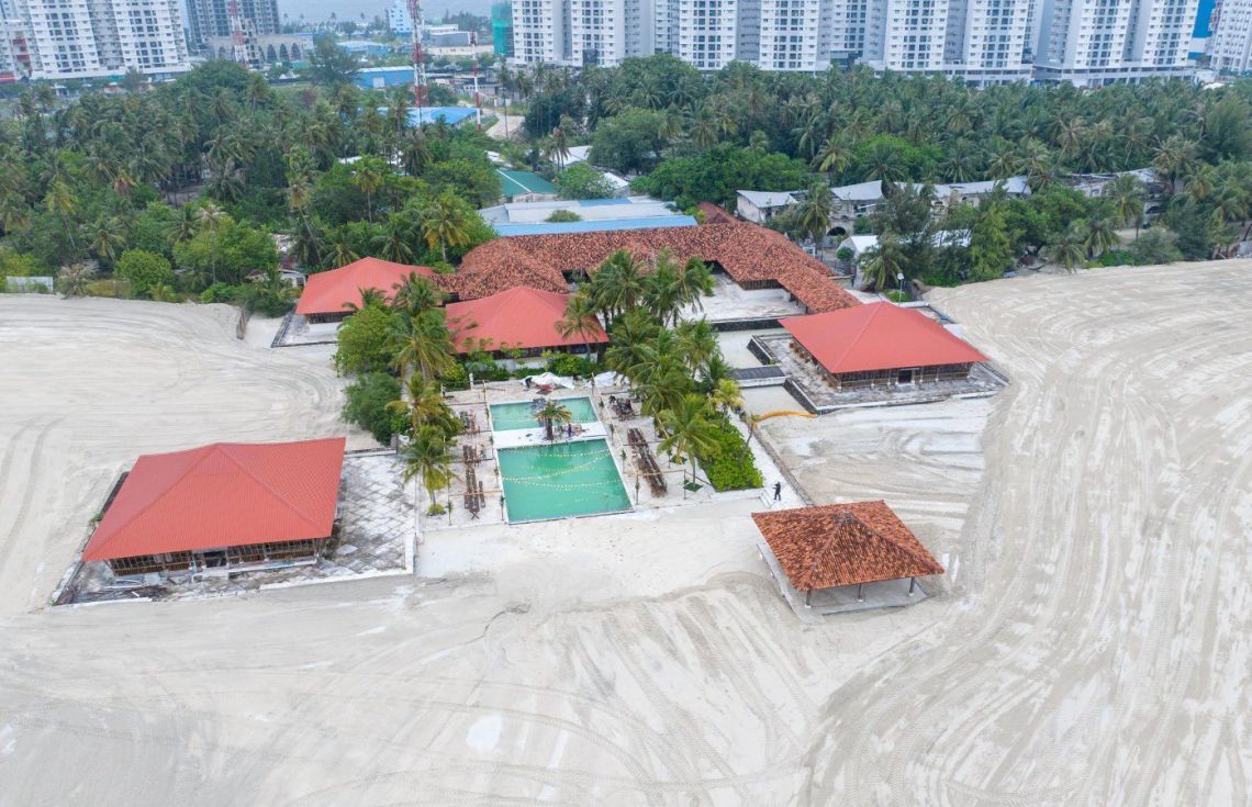 ހުޅުމާލެ ފޭސް 3. މި މަޝްރޫއުގެ 87 އިންސައްތަ މަސައްކަތް މިހާރު ވަނީ ނިމިފަ--- ފޮޓޯ: އެމްއޭސީއެލް