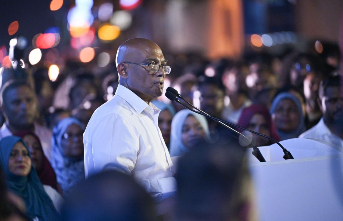 ކެމްޕެއިން ޖަގަހަ ހުޅުވުމުގެ ރަސްމިއްޔާތުގައި ރިޓަޔާޑް މޫސާ އަލީ ޖަލީލު ވާހަކަފުޅުދައްކަވަނީ---