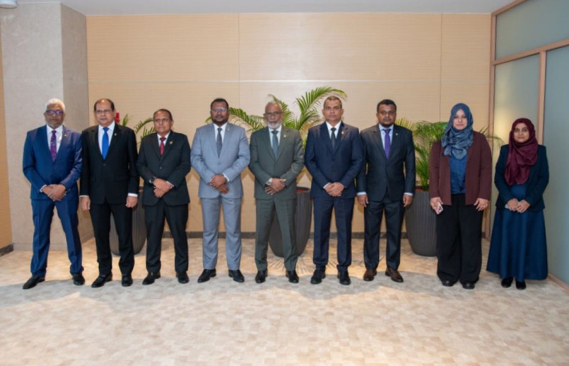 ރަސްމީ ދަތުރުފުޅެއްގައި މަޖިލީހުގެ ރައީސް ސައުދީއަށް