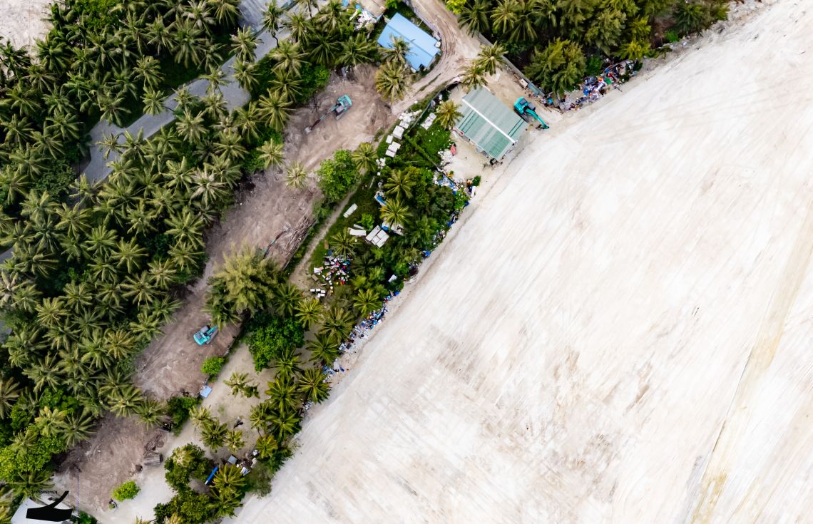 މިދިޔަ ސަރުކާރުން ކަނޑުން ދީފައިވާ ގޯތިތަކަށް މި ސަރުކާރުން ބިން ހިއްކައި ނިންމައިފި