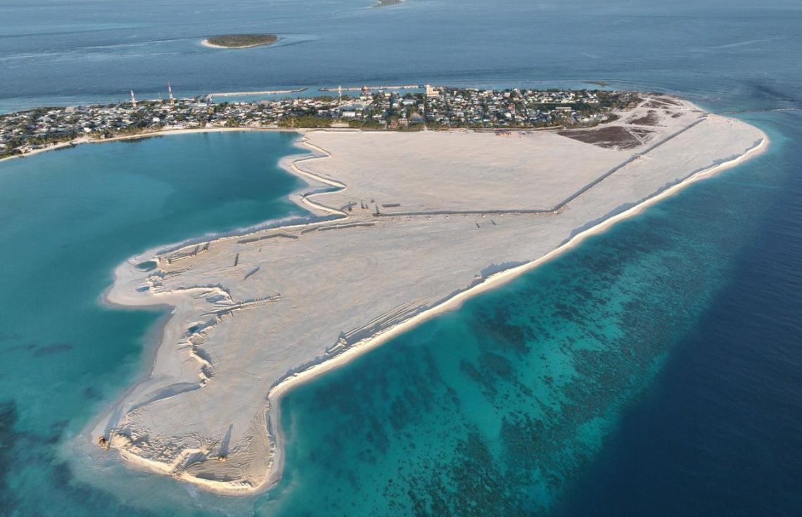 ދިއްދޫ ބިން ހިއްކުމުގެ މަސައްކަތް ބާރު ސްޕީޑުގައި ކުރިއަށް، 41 ހެކްޓަރުގެ ބިން ހިއްކައިފި