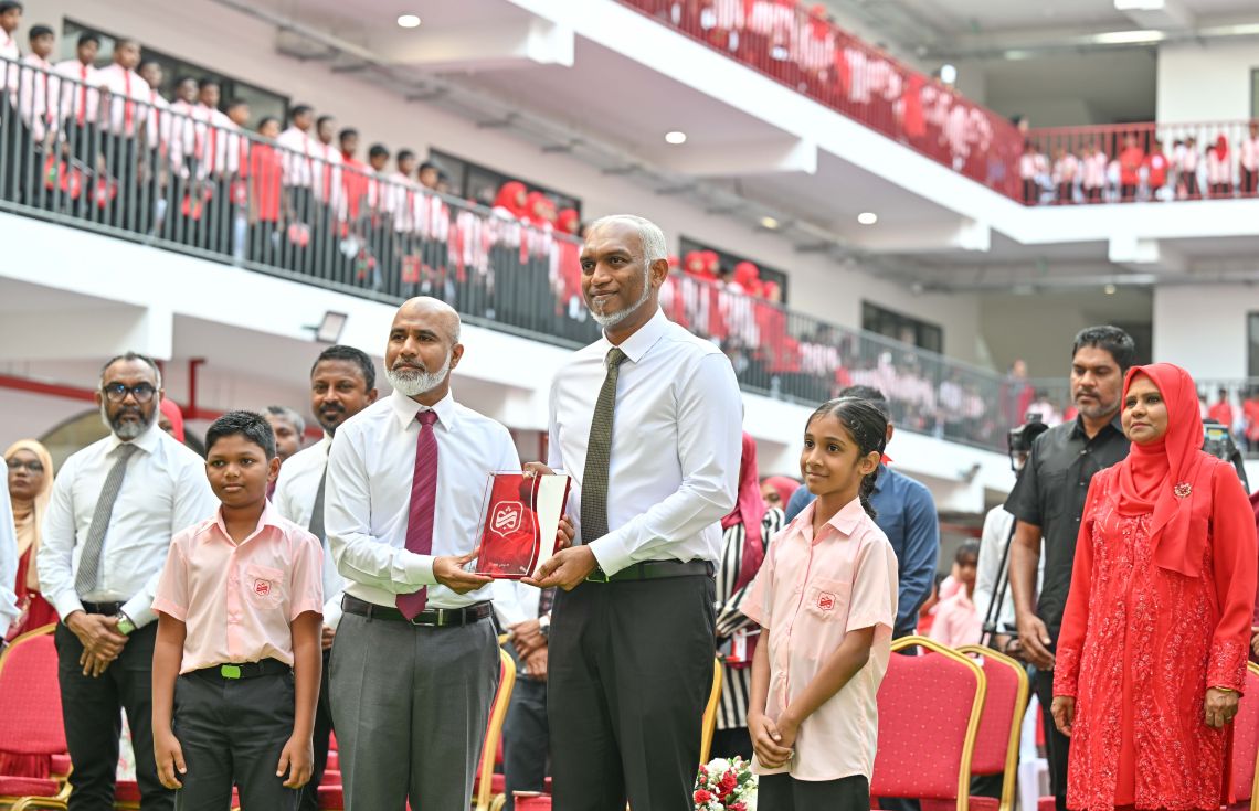 ހުޅުމާލޭގައި އިމާރާތްކުރި ޝަހީދު އަލީ ސްކޫލް ހުޅުވައި ކިޔެވުން ފަށައިފި