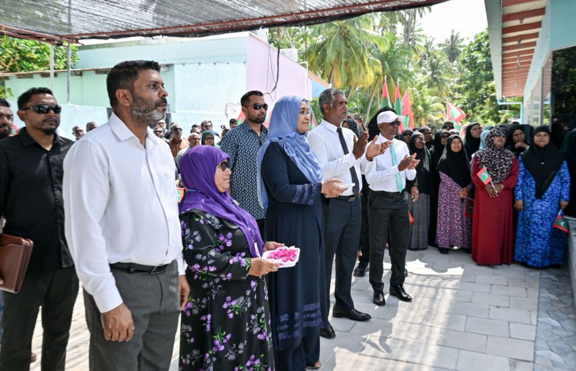 ކުޑަހުވަދޫ އަންހެނުންގެ ކޮމިޓީން ބިނާކުރި ޖިމް ރައީސުލްޖުމްހޫރިއްޔާގެ އަނބިކަނބަލުން ހުޅުއްވައިދެއްވައިފި