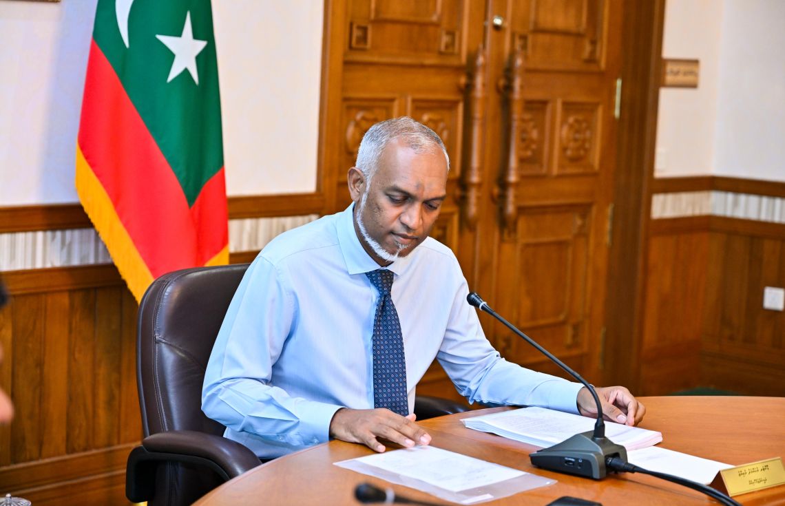 ރައީސް މުއިއްޒު--- ފޮޓޯ: ރައީސް އޮފީސް