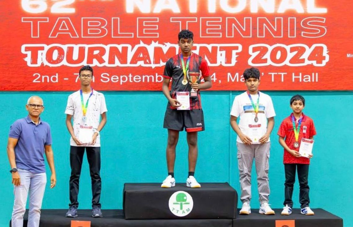 ރައީސްގެ ދަރިކަލުން ކުޅިވަރު އެވޯޑަށް ނޮމިނޭޓްވެއްޖެ