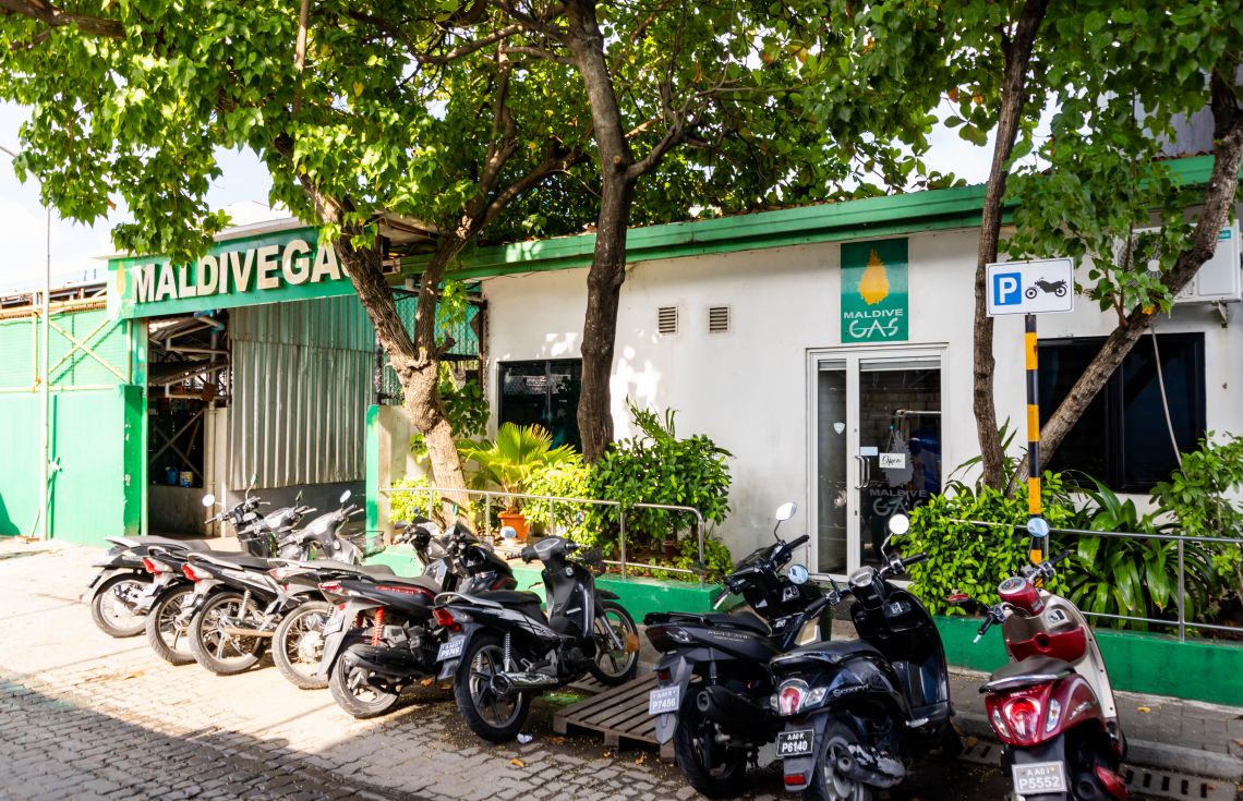 މޯލްޑިވް ގޭސް ގެ އޮފީސް (ހުޅުމާލެ). / ފޮޓޯ: ޚުލާސާ