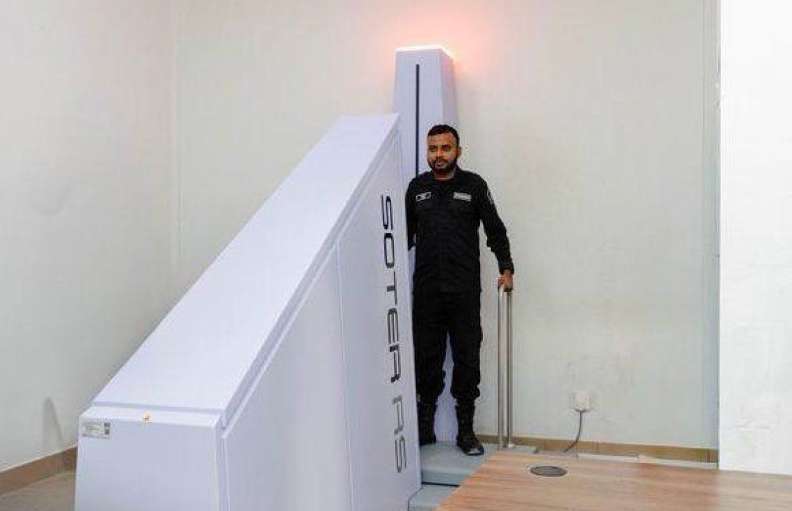 މާފުށި ޖަލުގައި ބެހެއްޓުނު މެޝިން--- ފޮޓޯ: ކަރެކްޝަންސް