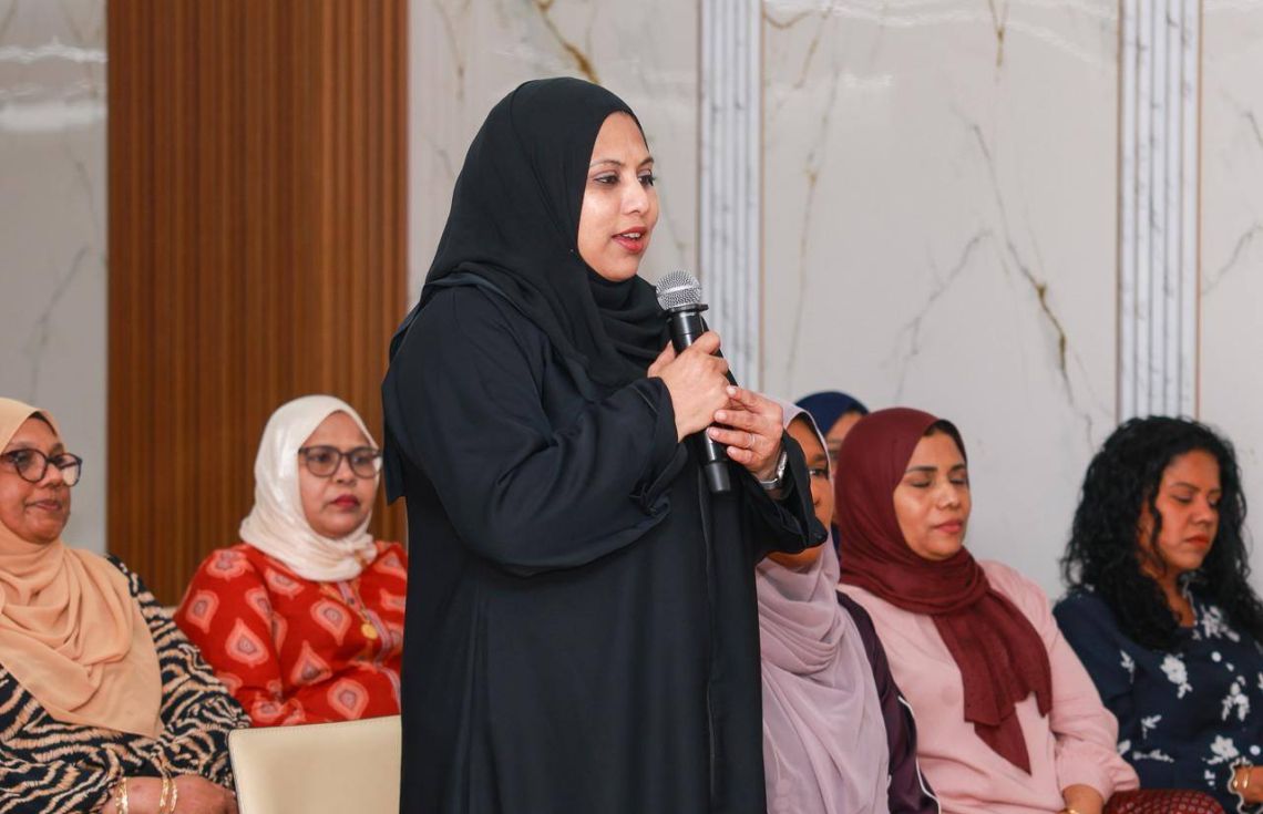 ޕީއެންސީ ވިމެންސް ވިންގުން އައްޑޫ ސިޓީގެ ޑަބްލިއުޑީސީ ކެނޑިޑޭޓުންނާ ބައްދަލުކޮށްފި