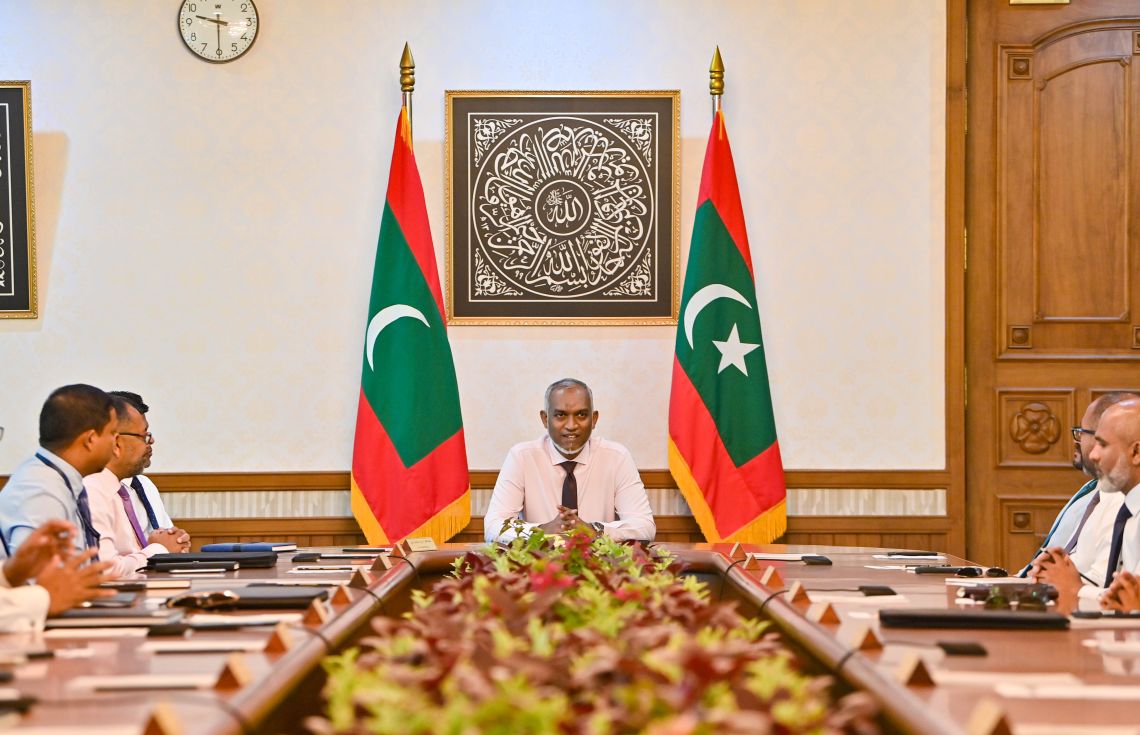 ކޮބިނެޓް ބައްދަލުވުމެއް- ފޮޓޯ: ރައީސް އޮފީސް