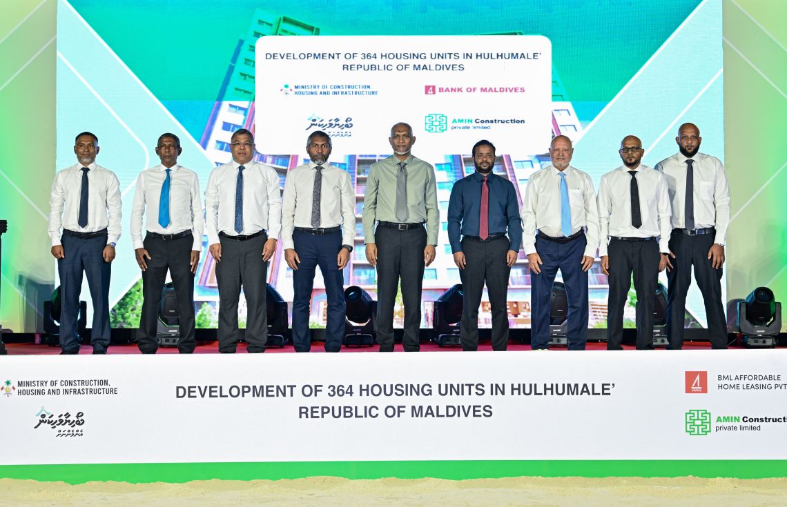 ހުޅުމާލޭގައި ތަރައްގީކުރާ 364 ހައުސިންގެ ބިންގާ އަޅައިފި