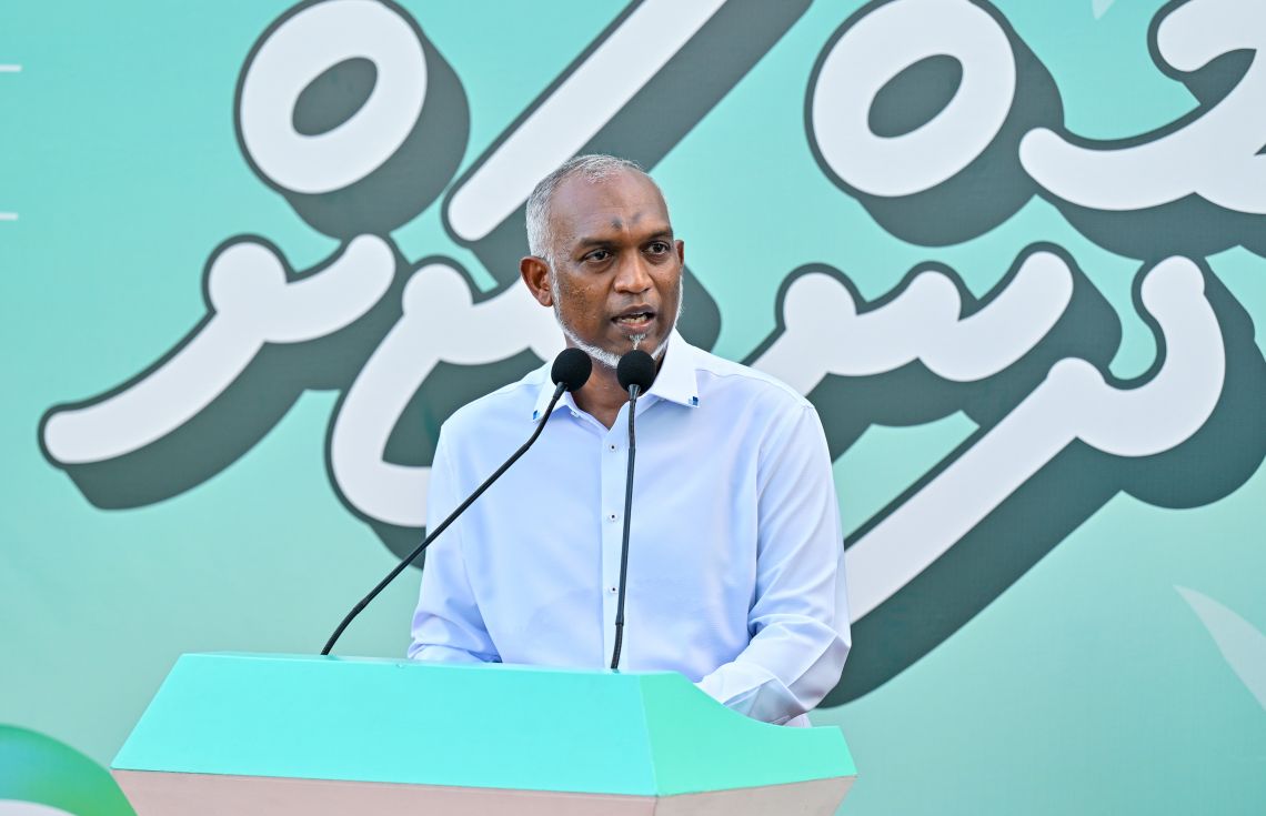 ރައީސުލްޖުމްހޫރިއްޔާ ޑރ. މުހައްމަދު މުއިއްޒު ޕީއެންސީ ކެމްޕެއިން ހަރަކާތެއްގައި--- ފޮޓޯ: ޕީއެންސީ