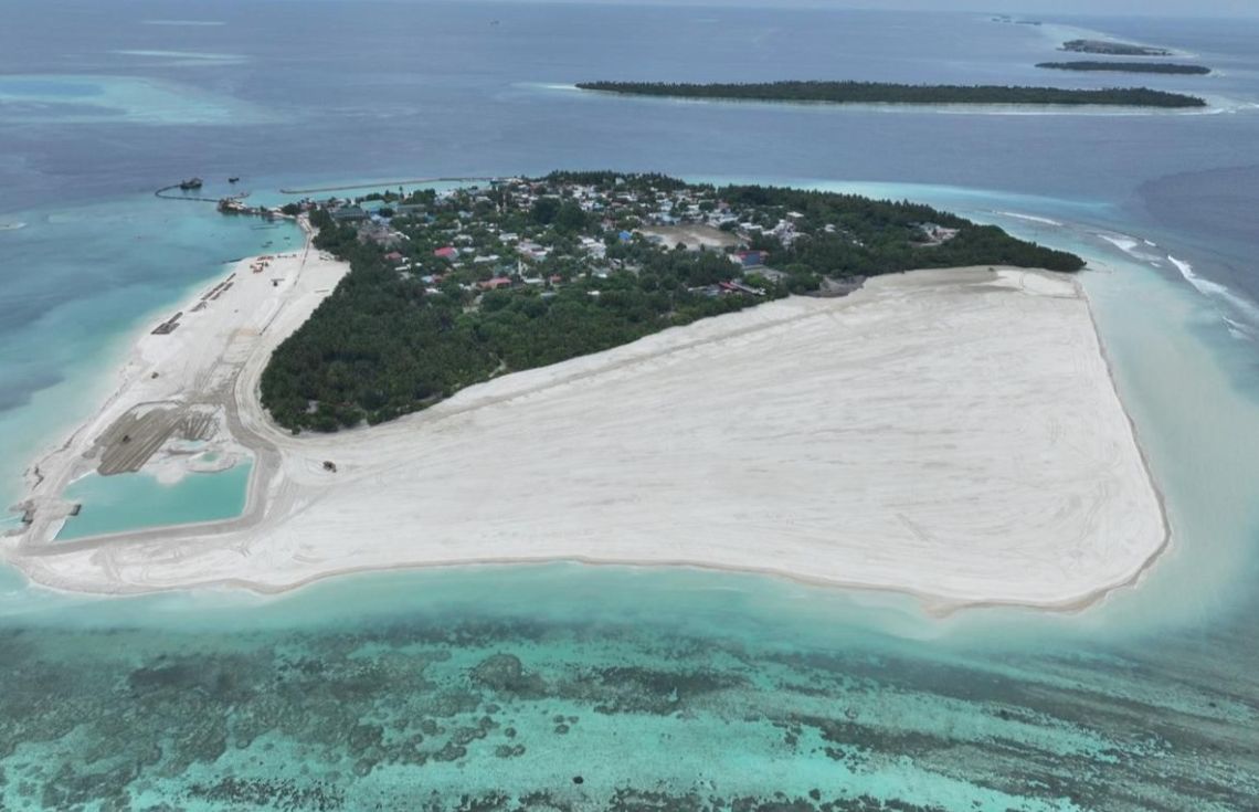 ރެކޯޑު މުއްދަތެއްގައި ވޭމަންޑޫގެ ބިން ހިއްކައި ނިންމާލައިފި