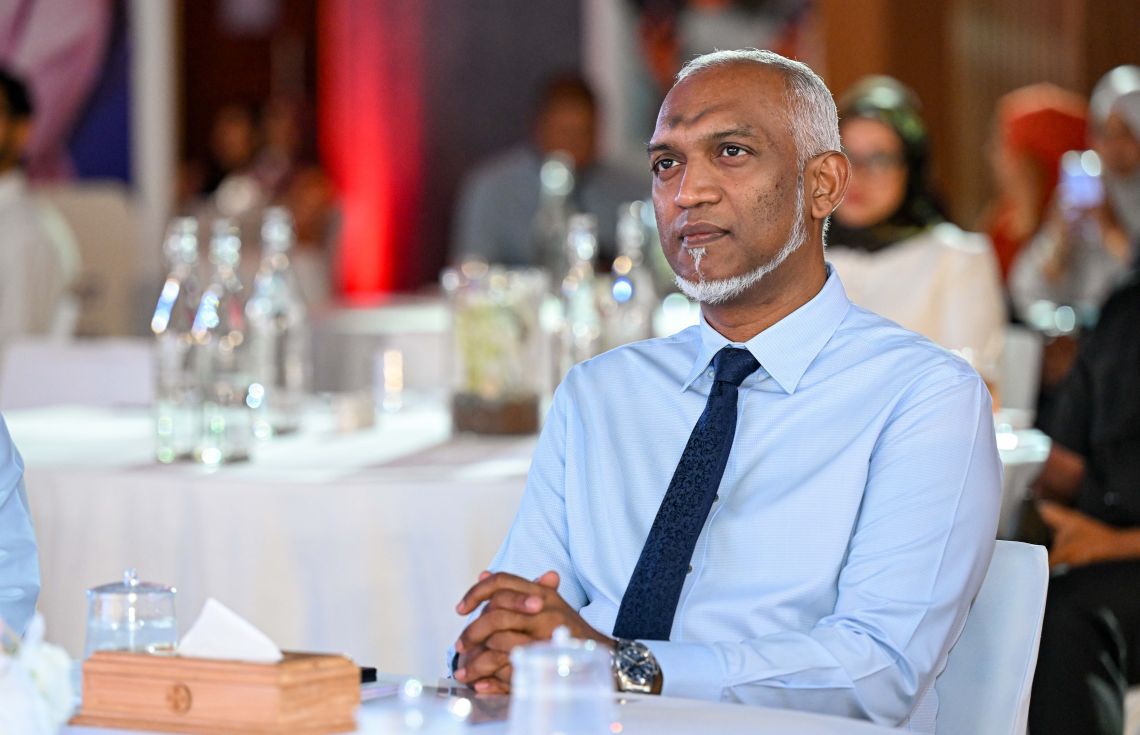 ރައީސް ޑރ. މުހައްމަދު މުއިއްޒު. / ފޮޓޯ: ރައީސް އޮފީސް