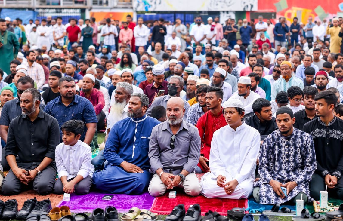 ބޮޑު ޖަމާއަތުގައި އީދުނަމާދު ކުރުން 4 ސަރަހައްދެއްގައި