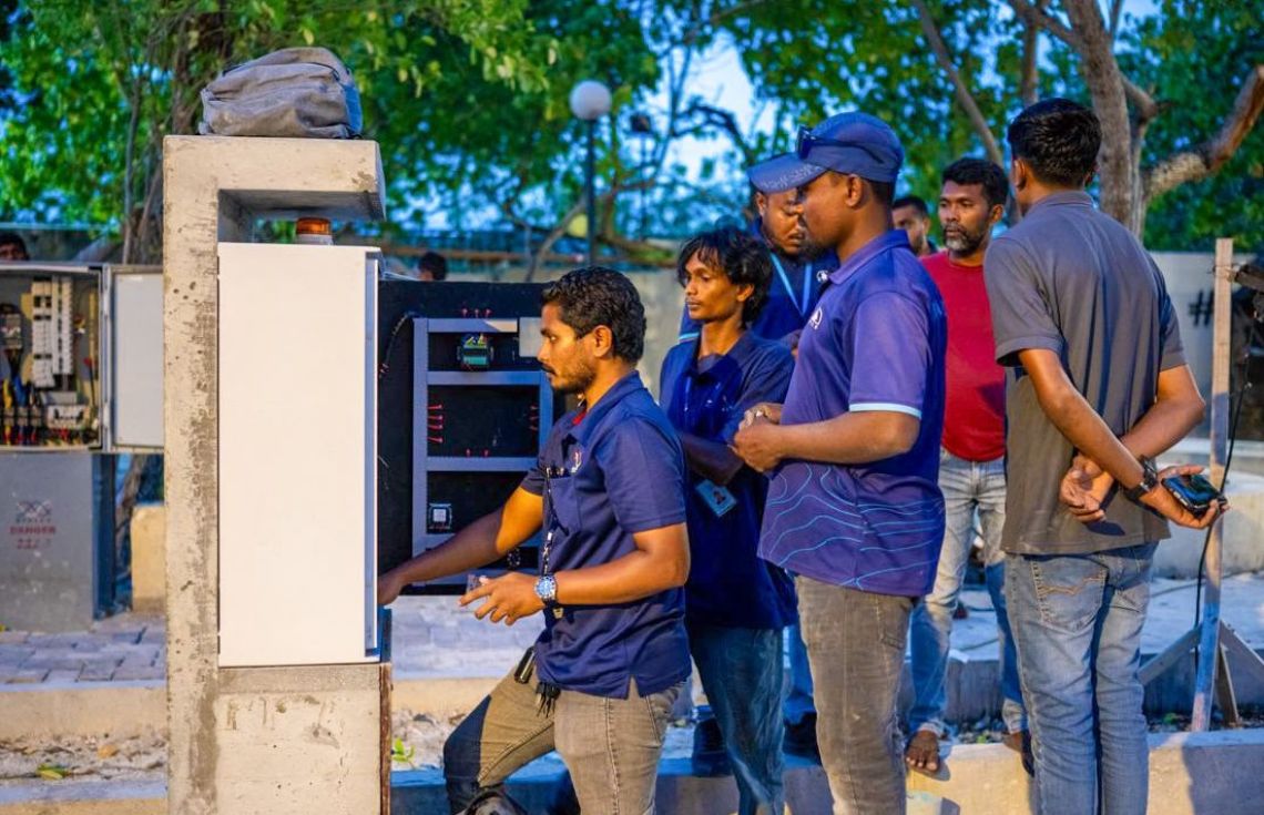 މަސްވެރިންގެ ޕާކު ސަރަހައްދުގައި ދެވަނަ ޕަމްޕް ސްޓޭޝަން ގާއިމްކޮށް ނިންމާލައިފި