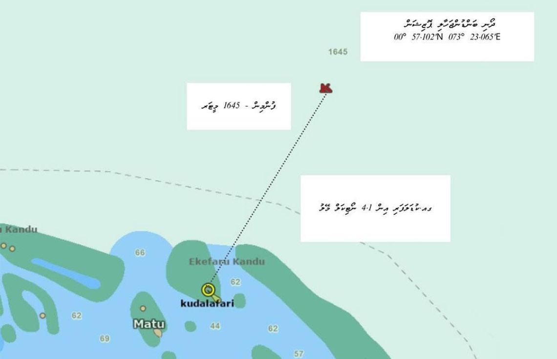 "ފްރެންޑް 4" ދޯނި އަޑިއަށް ދިޔަ ހާދިސާ: ގެއްލުނު 3 މީހުން ހޯދުމަށް ހުވަދޫ ކަނޑުގެ ސަރަހައްދު އެއްކޮށް ބަލައިފި