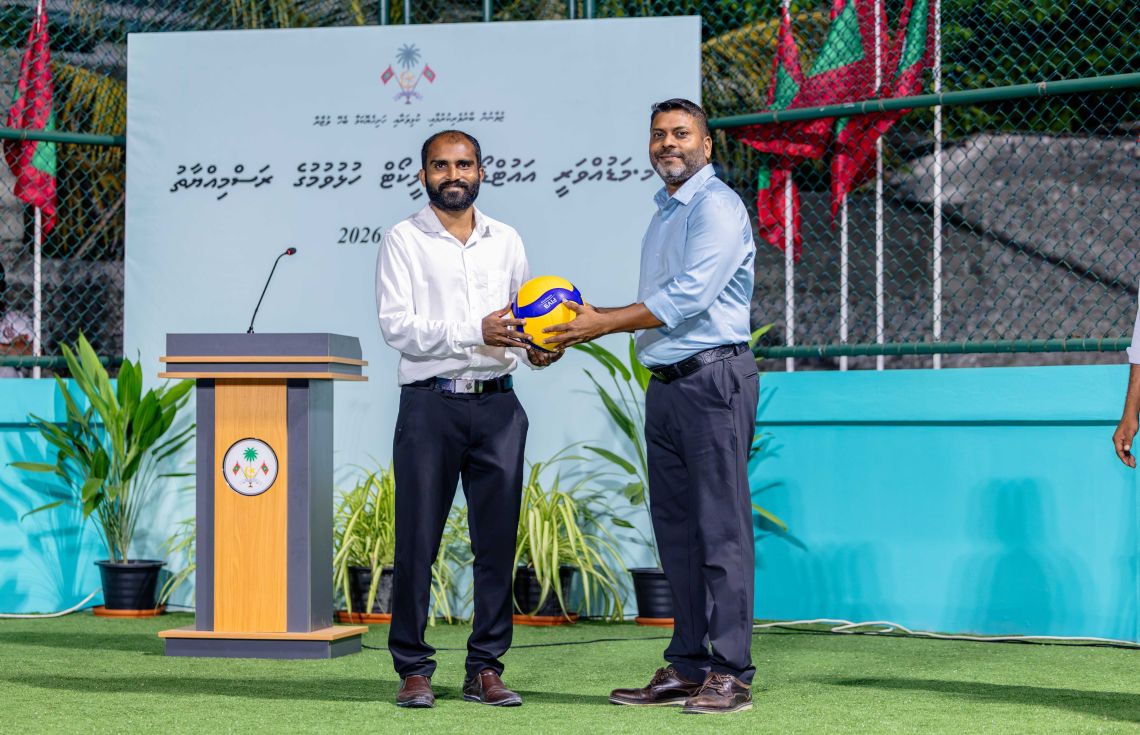 މ. މަޑުއްވަރީގައި މުޅިން އަލަށް ތަރައްގީކުރި އައުޓްޑޯ ވޮލީ ކޯޓު ހުޅުވައިފި